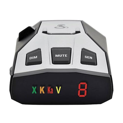 Cobra RAD 350 Laser Radar Detector - Long Range, False Alert Filter, OLED Display, Black