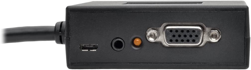 Tripp Lite 2-Port HDMI to VGA Splitter (M/2F), Audio/Video Adapter, HDMI to HD15, 1080p (P131-06N-2VA-U) HDMI to 2-Port VGA + Audio