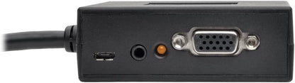 Tripp Lite 2-Port HDMI to VGA Splitter (M/2F), Audio/Video Adapter, HDMI to HD15, 1080p (P131-06N-2VA-U) HDMI to 2-Port VGA + Audio