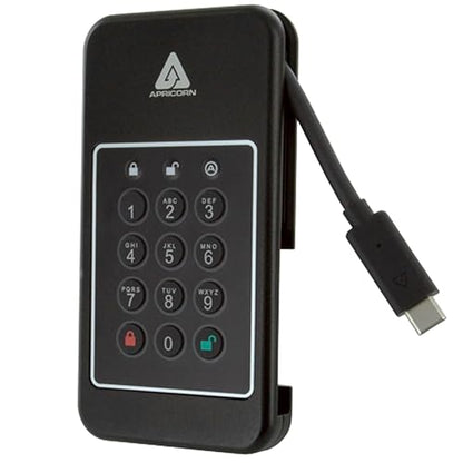 Apricorn 1TB Aegis NVX - Ultra high Speed Ruggedized SSD, USB 3.0 encrypted Drive (ANVX-1TB)