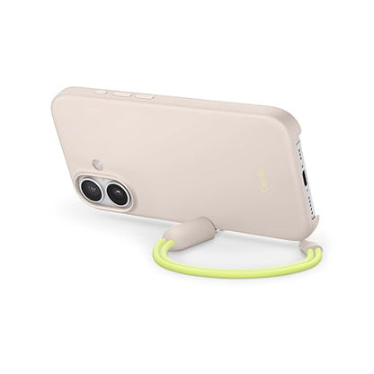 Beats iPhone 17 Kickstand Case with MagSafe & Camera Control, Built in Stand & Lanyard, Matte Finish with Microfibre Lining – Lime Stone iPhone 17 Kickstand Lime Stone