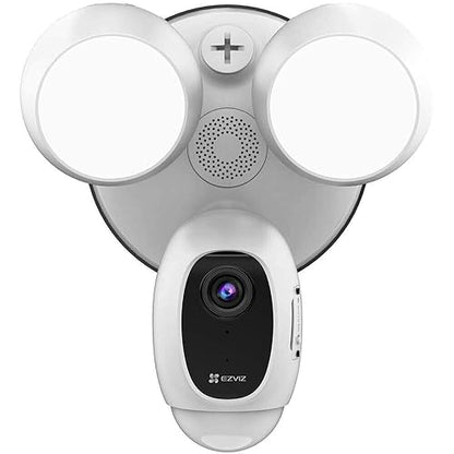EZVIZ Floodlight Security Camera WiFi 1080P, Motion-Activated Enhanced with PIR&H265, Floodlight&Siren Alarm, Starlight Color Night Vision, Two-Way Audio, Weather Proof (LC1C) 1 Count (Pack of 1)