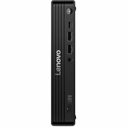 Lenovo ThinkCentre M70q Gen 6 13A4002DUS Desktop Computer - Intel Core Ultra 7 265T - 16 GB - 512 GB SSD - Tiny - Black - Intel Q870 Chip - Windows 11 Pro - Intel DDR5 SDRAM - English Keyboard - IEEE