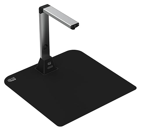 Adesso 8 Megapixel Fixed-Focus A3 Document Camera Scanner with OCR Function