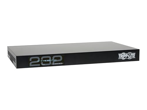 TRIPP LITE 32-Port Cat5 KVM Over IP Switch 1 Local 2 Remote 16 USB Dongles, Black (B072-032-IP2-K)