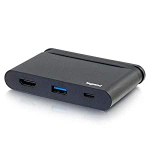 C2g/ cables to go C2G 26915 USB-C to 4K UHD HDMI Adapter with USB-A and Power Delivery, Black