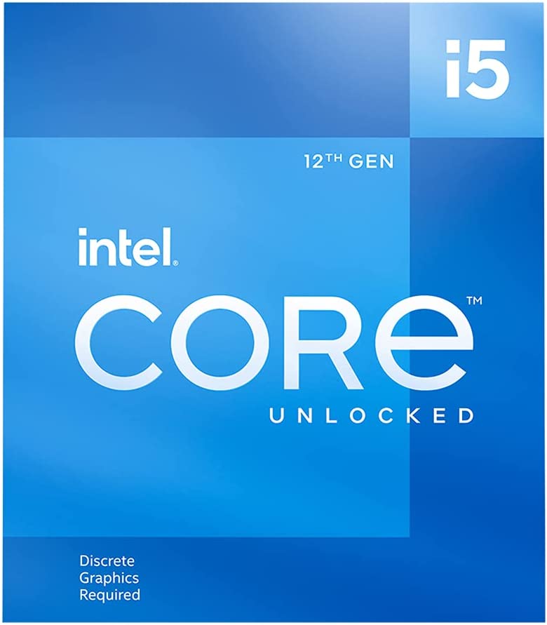 Intel Core i5-12600KF Desktop Processor 10 (6P+4E) Cores up to 4.9 GHz Unlocked  LGA1700 600 Series Chipset 125W