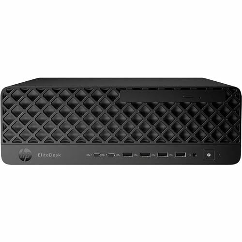 HP EliteDesk 8 G1i Desktop Computer - Intel Core Ultra 7 15th Gen 265 - vPro Technology - 32 GB - 1 TB SSD - Small Form Factor - Jack Black - Smart Buy - Intel Q870 Chip - Windows 11 Pro 64-bit - Inte