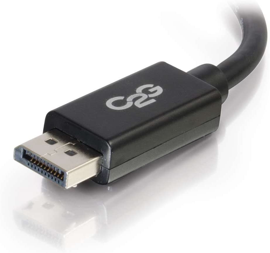 C2g/ cables to go C2G Display Port Cable, 8K, Male to Male, Black, 6 Feet (1.82 Meters), Cables to Go 54401 Male to Male Cable 6 Feet