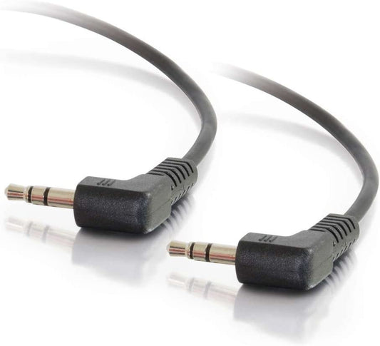 C2g/ cables to go C2G 40583 3.5mm Right Angled M/M Stereo Audio Cable, Aux Cable (3 Feet, 0.91 Meters) 3-Feet