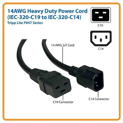 Tripp Lite P047-010 Power Extension Cable-230V AC 10'