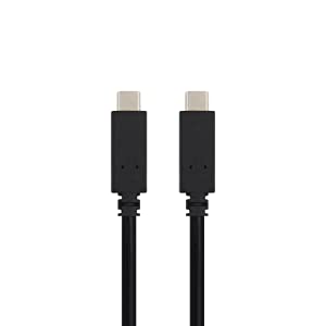 VisionTek USB 3.1 Type C to Type C 1 Meter with Power Delivery (M/-Up to 100W), 3 feet (901269)