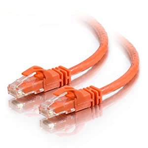 C2g/ cables to go C2G 27893 Cat6 Crossover Cable - Snagless Unshielded Network Patch Cable, Orange (10 Feet, 3.04 Meters) UTP Crossover 10 Feet Orange