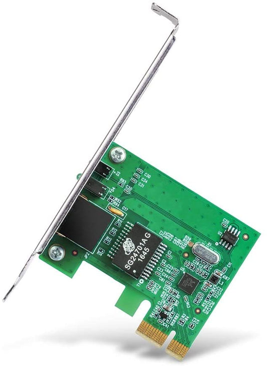 TP-Link 10/100/1000Mbps Gigabit Ethernet PCI Express Network Card (TG-3468), PCIE Network Adapter, Network Card, Ethernet Card for PC, Win10 supported Wired Gigabit PCIe Adapter