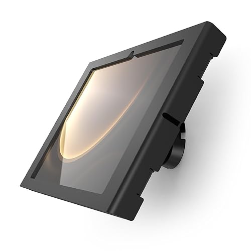 Compulocks Galaxy Tab S9+/S9FE+/S10FE+ Apex Enclosure Bow Tilting Wall Mount Black Black Galaxy Tab S9+/S9FE+/S10FE+