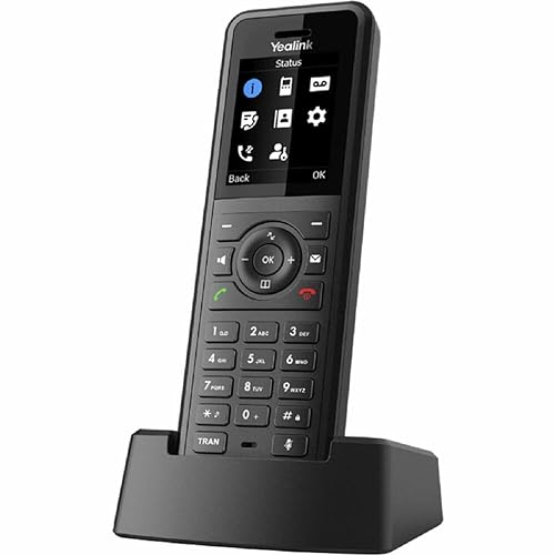YEALINK W57R Ruggedised SIP DECT IPPhone Handset, 1.8' color screen, HD Voice, up to 40 hrs talk time, 575 hrs standby, Vibration alarm