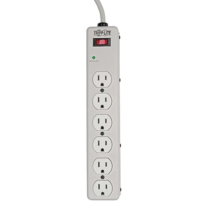 Tripp Lite Surge Protector Strip 120v 6 Outlet Metal 6ft Cord 1340 Joule High Joules