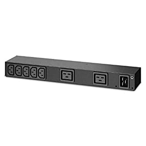 Apc Rack PDU, Basic, 0U/1U, 100-240V/20A, 220-240V/16A, (7) C13, (2) C19