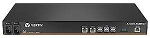 Vertiv Avocent ACS8000 Serial Console, 16 Port Serial Console Server, Dual AC Power, Expanded Memory Capabilities, Remote Data Center and Out of Band Management, Analog Modem (ACS8016MDAC-400), Black Base Model 16-Port, Dual AC w Modem