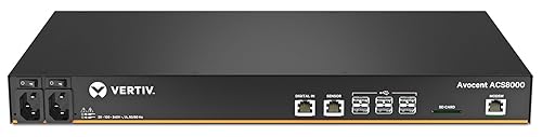 Vertiv Avocent ACS 8000 32-Port Serial Console Server, Dual Internal AC Power Supply, Analog Modem (ACS8032MDAC-400)