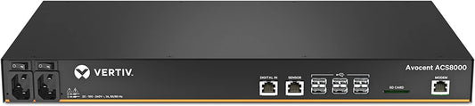 Vertiv Avocent ACS8000 - Serial Console 48 Port Console Server Dual AC Power Analog Modem (ACS8048MDAC-400) Base Model 48-Port, Dual AC w Modem