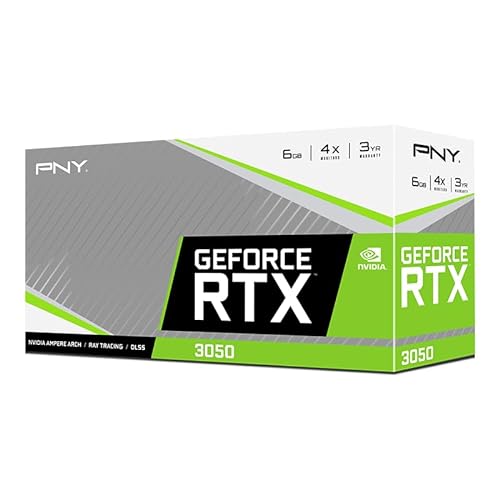PNY GeForce RTX™ 3050 6GB Verto Dual Fan Graphics Card RTX 3050 6GB