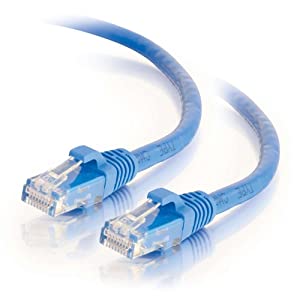 C2g/ cables to go C2G 03977 Cat6 Cable - Snagless Unshielded Ethernet Network Patch Cable, Blue (9 Feet, 2.74 Meters) 9 Feet/ 2.74 Meters Blue