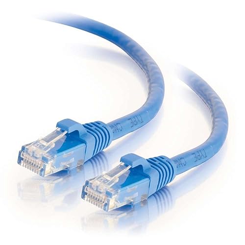 C2G 29007 Cat6 Cables - Snagless Unshielded Ethernet Network Patch Cable Multipack (25 Pack) Blue (7 Feet, 2.13 Meters) 25-Value Pack, 7 Feet/2.13 Meters Blue