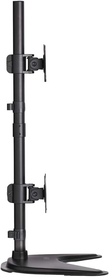 Tripp Lite Dual Monitor Mount Stand/Clamp, Vertical, Swivel &amp; Tilt, 15-27 Inch, Flat Screen Display, Desktop Mount, Black (DDR1527SDC) Dual 15-27"