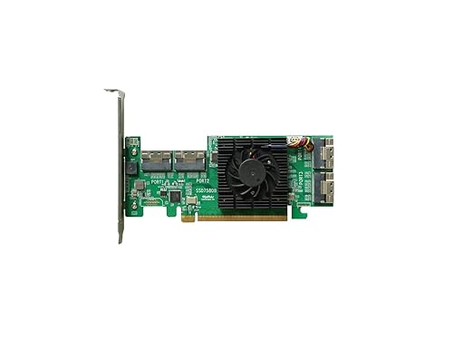 HighPoint Rocket 1580 NVMe 8-Port M.2/U.2 Industry Fastest-Performance/Comprehensive Selection Capable of Supporting Over 100TB On a Single Controller!, Black