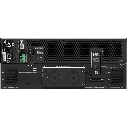 Liebert GXT5 UPS w/Network Card - 6kVA/6kW 208 and 120V, Online Double Conversion Rack Tower, Energy Star, Uninterruptible Power Supply, Sine Wave Battery Backup(GXT5-6000MVRT4UXLN) GXT5 6000VA/6000W