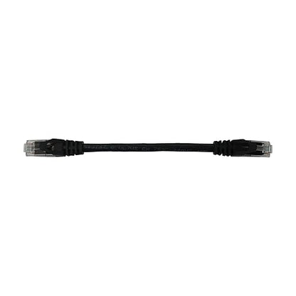 Tripp Lite Cat6a 10G Ethernet Cable, Snagless Molded UTP Network Patch Cable (RJ45 M/M), Black, 6 inches / 15.2 Centimeters, Manufacturer's Warranty (N261-06N-BK)