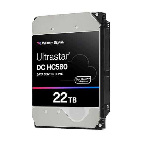WD Ultrastar DC HC580 0F62785 22 TB Hard Drive - 3.5 Internal - SATA - Conventional Magnetic Recording [CMR] Method