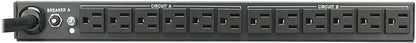 Tripp Lite Basic PDU, 30A, 24 Outlets (5-15R), 120V, L5-30P Input, 15 ft. Cord, 1U Rack-Mount Power (PDU2430) Basic Outlets