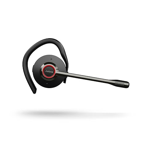Jabra Engage 55 Convertible Wireless Headset with Ear Hook, Headband & Neckband, Link 400 USB-C DECT Adapter – Noise-Cancelling Micrphone, Extensive Range, Hearing Protection – UC Compatible – Black UC (USB-C) Convertible
