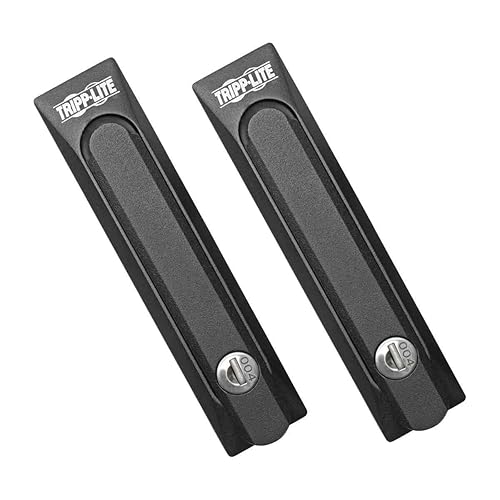TRIPP LITE Replacement Lock Rack Enclosure Server Cabinet, 2 Keys, Compatible with SmartRack Enclosures, Version 4 (SRHANDLE4)
