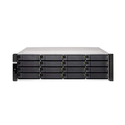Qnap ES1686dc-2142IT-96G 16-Bay Dual Controller ZFS NAS and iSCSI/IP-SAN. 3U, SAS 12G Network Storage