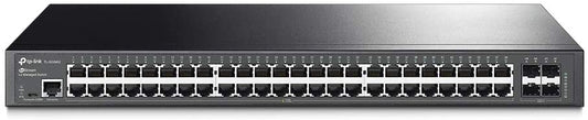 TP-Link TL-SG3452 | 48 Port Gigabit Switch, 4 SFP Slots | Omada SDN Integrated | L2+ Smart Managed | IPv6 | Static Routing | L2/L3/L4 QoS, IGMP &amp; LAG | Limited Lifetime Protection 48 Port + 4 SFP Slots