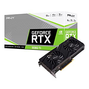 PNY GeForce RTX 3060 Ti 8GB Verto Dual Fan Graphics Card LHR PNY Dual Fan