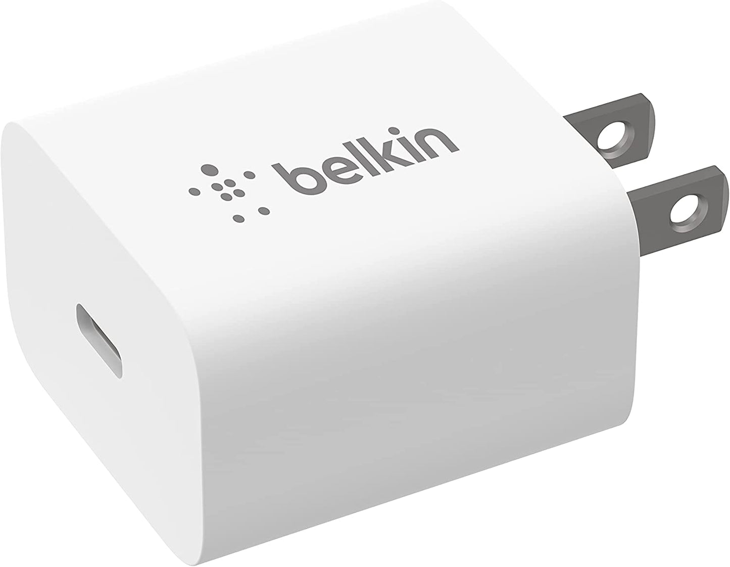 Belkin 20 Watt USB C Wall Charger - USB Type C Charger Fast Charging for Apple iPhone 14, 14 Pro, 14 Pro Max, 13, 13 Pro, 13 Pro Max, Galaxy S21 Ultra, iPad, AirPods &amp; More - USBC Charger (1-Pack) 20W 1-pack Charger