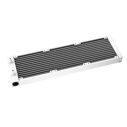DeepCool LS720 SE Liquid Cooler 360mm 4th Gen Dual-Chamber Pump 3100RPM 300w TDP AIO Cooler Anti-Leak Tech with ARGB Fans CPU Water Cooler Narrow Frame Infinity Mirror Block White 360mm White