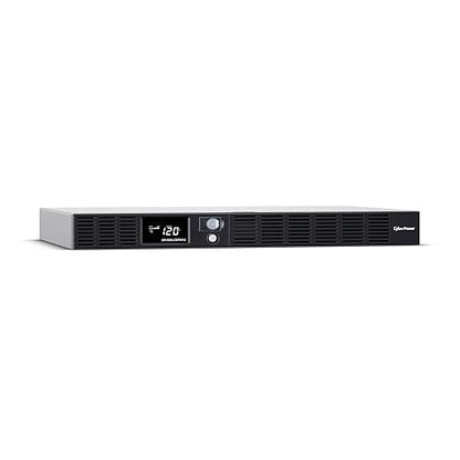CyberPower OR1000LCDRM1U Smart App LCD UPS System, 1000VA/600W, 6 Outlets, AVR, 1U Rackmount 1000VA UPS System