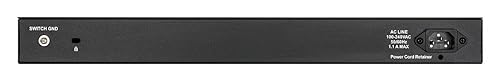 D-Link Ethernet Switch, 10 12 Port Gigabit Managed Web Smart Switch w/ 2 RJ45 SFP+ Combo Ports Network Internet (DXS-1210-12SC), Black/Gray 10-Gig Fiber