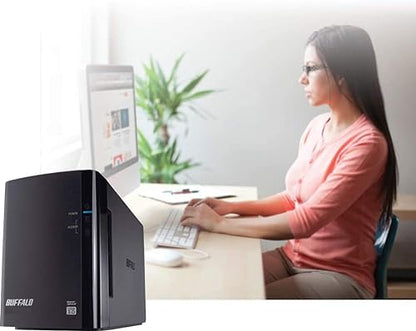Buffalo DriveStation Duo USB 3.0 2-Drive 8 TB Desktop DAS (HD-WH8TU3R1)