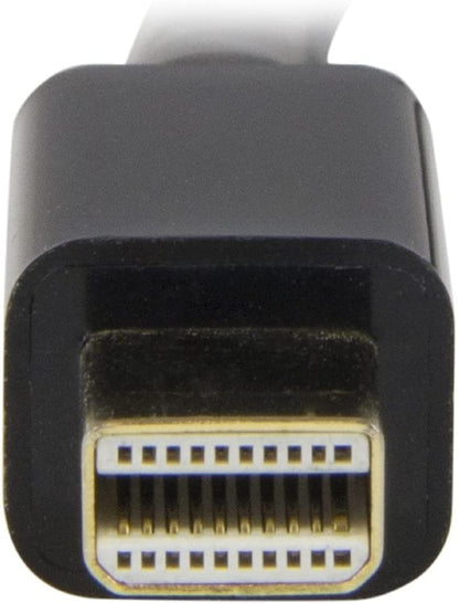 StarTech.com 15ft (5m) Mini DisplayPort to HDMI Cable - 4K 30Hz Video - mDP to HDMI Adapter Cable - Mini DP or Thunderbolt 1/2 Mac/PC to HDMI Monitor/Display - mDP to HDMI Converter Cord (MDP2HDMM5MB) 15 ft / 5 m Black