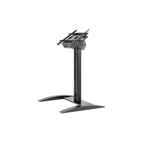 Peerless-AV ® SmartMount® Universal Kiosk Stand for 32" to 75" Displays - 32" to 75" Screen Support - 175 lb Load Capacity - 46.1" Height x 35" Width x 29" Depth - Floor - Powder Coated, Textured - Aluminum - Black