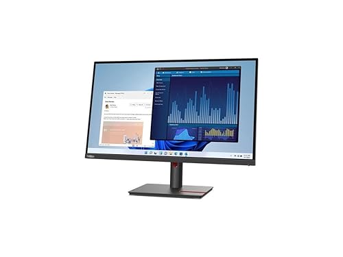 Lenovo ThinkVision T27p-30 27" 4K UHD LCD Monitor - 16:9 - Black - 27" Class - in-Plane Switching (IPS) Technology - 3840 x 2160-1.07 Billion Colors - 350 Nit - 4 ms - 60 Hz Refresh Rate