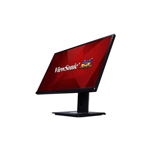 ViewSonic VG2448 24 Inch IPS 1080p Ergonomic Monitor with HDMI DisplayPort USB and 40 Degree Tilt for Home and Office, Black, 12.8x21.7x2 24-Inch Monitors