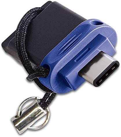 Verbatim Store 'n' Go USB Flash Drive 3.0, Dual USB, USB C and USB A, 16GB, Blue 16 GB