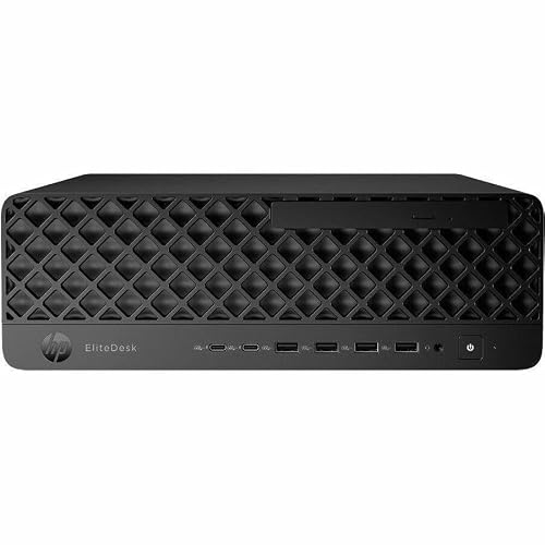 HP EliteDesk 8 G1i Desktop Computer - Intel Core Ultra 5 235 - vPro Technology - 16 GB - 512 GB SSD - Small Form Factor - Jack Black - Smart Buy - Intel Q870 Chip - Windows 11 Pro - Intel DDR5 SDRAM